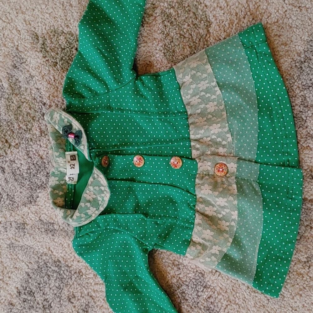 Baby girl button down